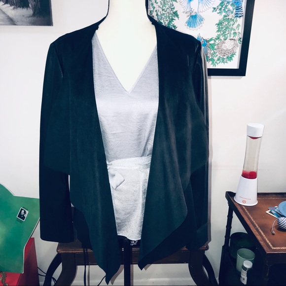 Zara Leather/Suede Jacket🖤 - Picture 8 of 8